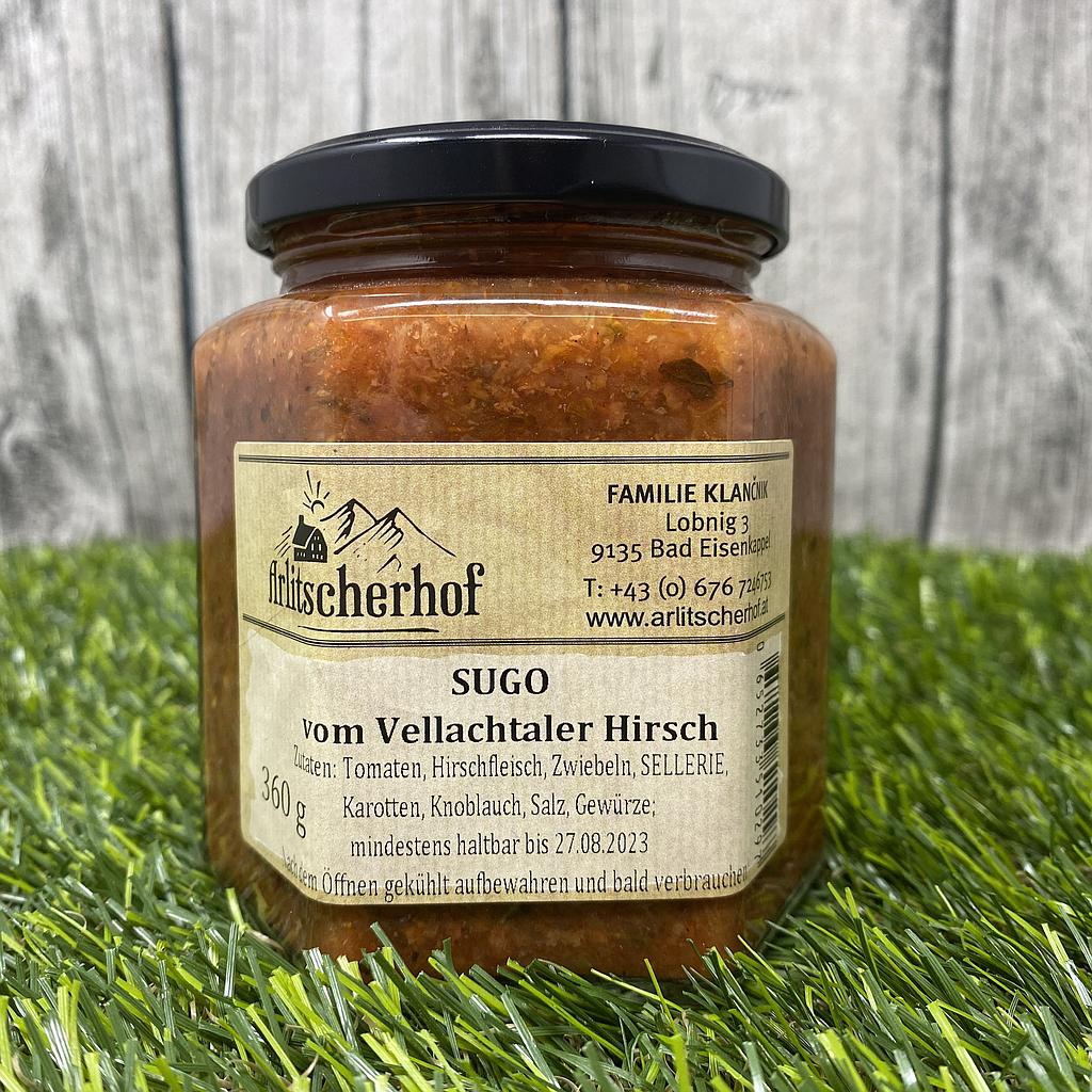 Arlitscher Hof Vellachtaler Hirsch Sugo 360g